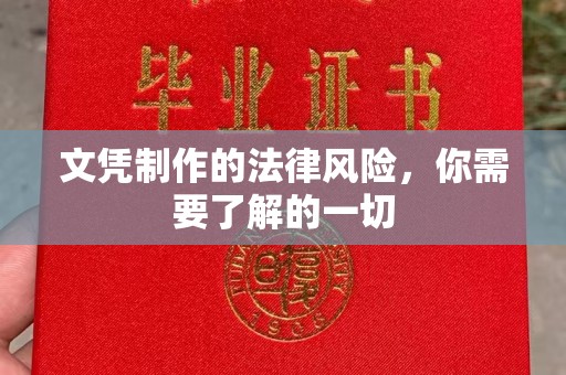 陈巴尔虎旗文凭制作的法律风险，你需要了解的一切