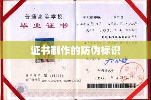 陈巴尔虎旗证书制作的防伪标识