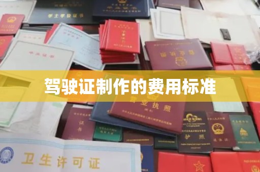 陈巴尔虎旗驾驶证制作的费用标准
