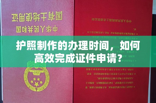 陈巴尔虎旗护照制作的办理时间，如何高效完成证件申请？